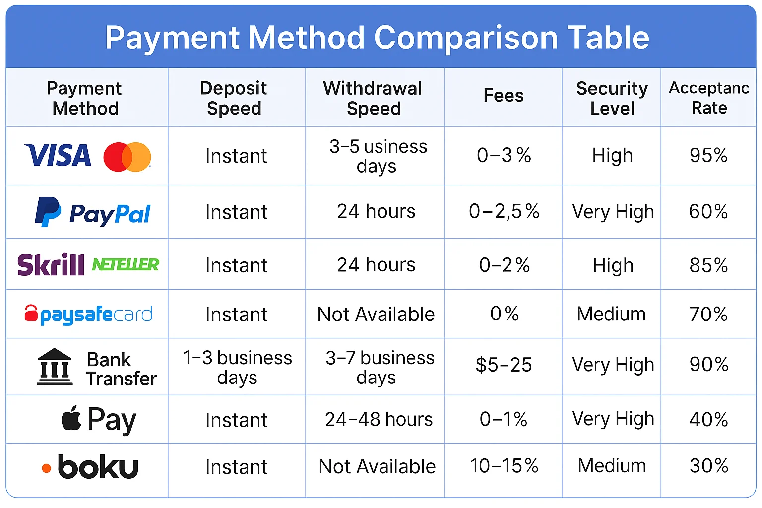 Best casino payment method nz